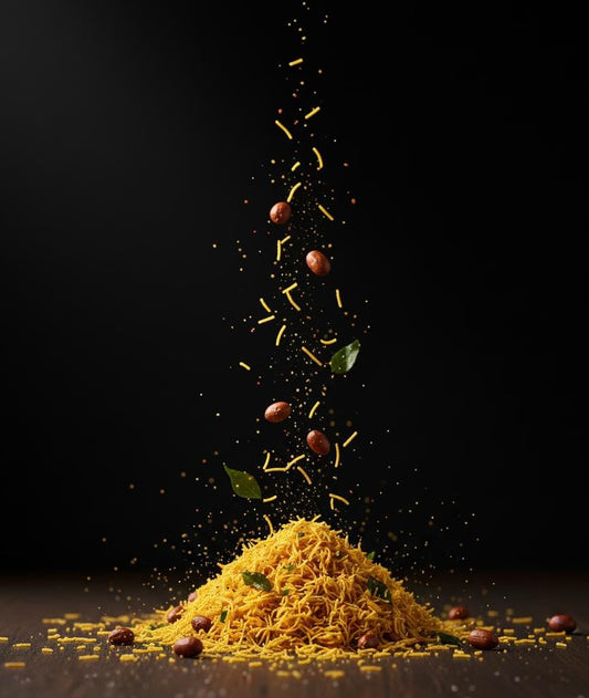 Authentic Sev Namkeen - Traditional Crispy Indian Snack