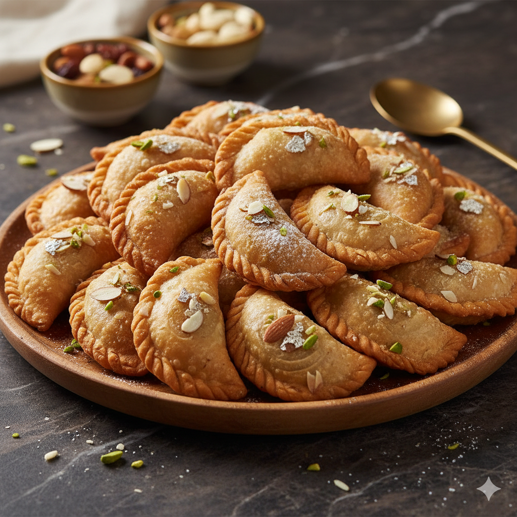 Delicious Gujiyas