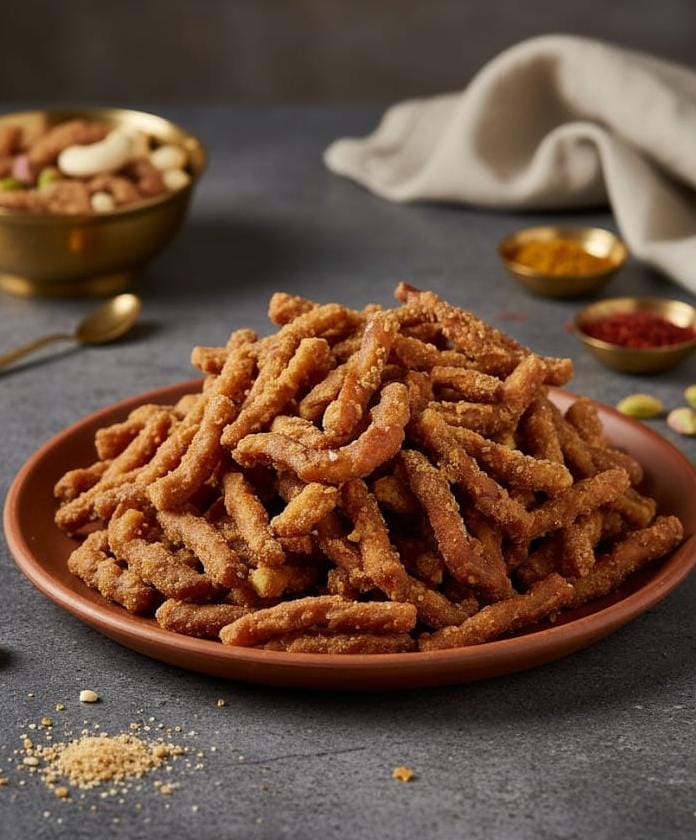 Bihari Laktho | Traditional Jaggery Coated Sweet Snack