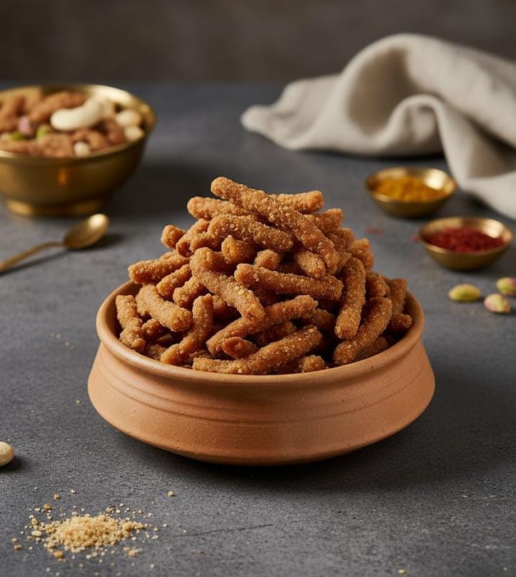 Bihari Laktho | Traditional Jaggery Coated Sweet Snack