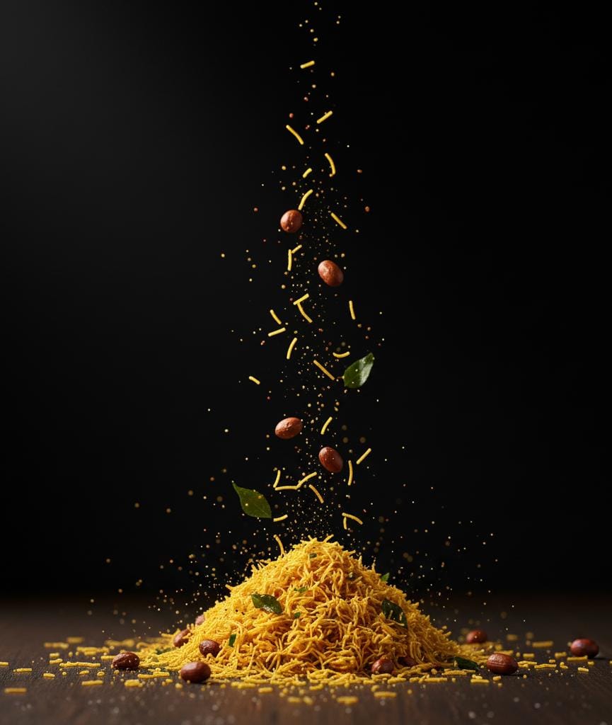 Authentic Sev Namkeen - Traditional Crispy Indian Snack